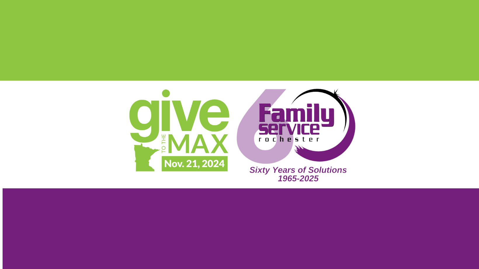 Celebrate FSR's 60 Year's of Solutions on Give to the Max Day 2024